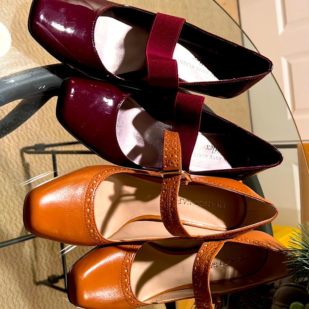 Cute heeled Mary Janes